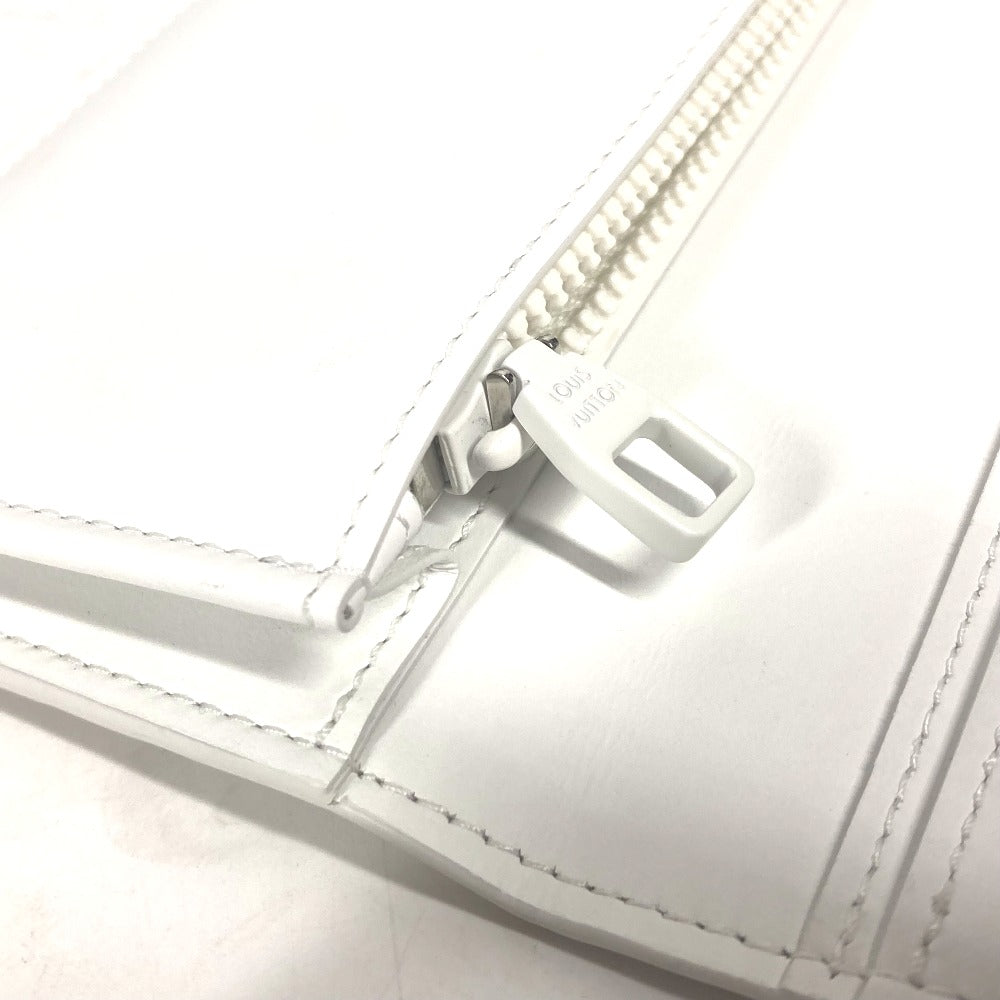 LOUIS VUITTON Long Wallet Purse M83066 Taurillon Clemence Leather white Long Wallet Monogram Portefeuille�EBrother NM mens Used Authentic