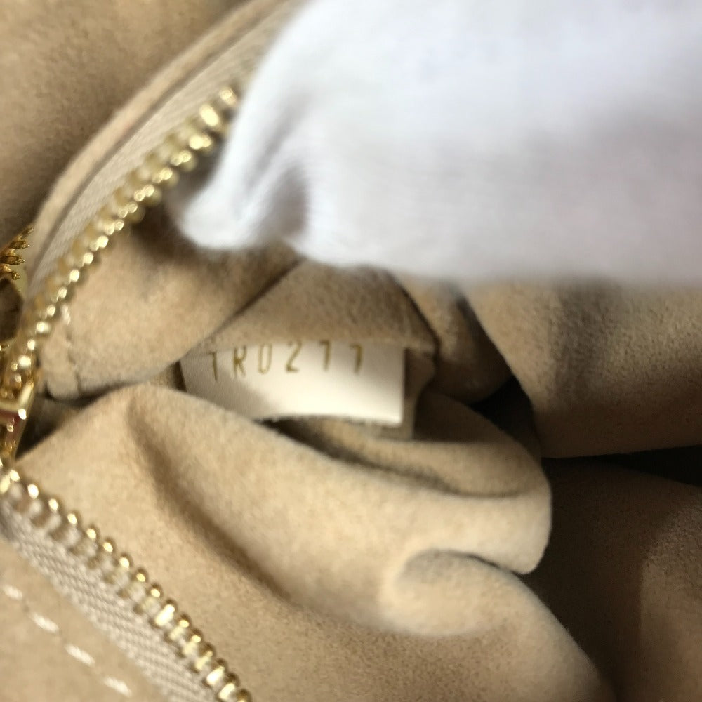 LOUIS VUITTON Shoulder Bag M45394 Monogram Ann Platt Leather white Monogram Ann Platt Petite Malle Souple Women Used Authentic