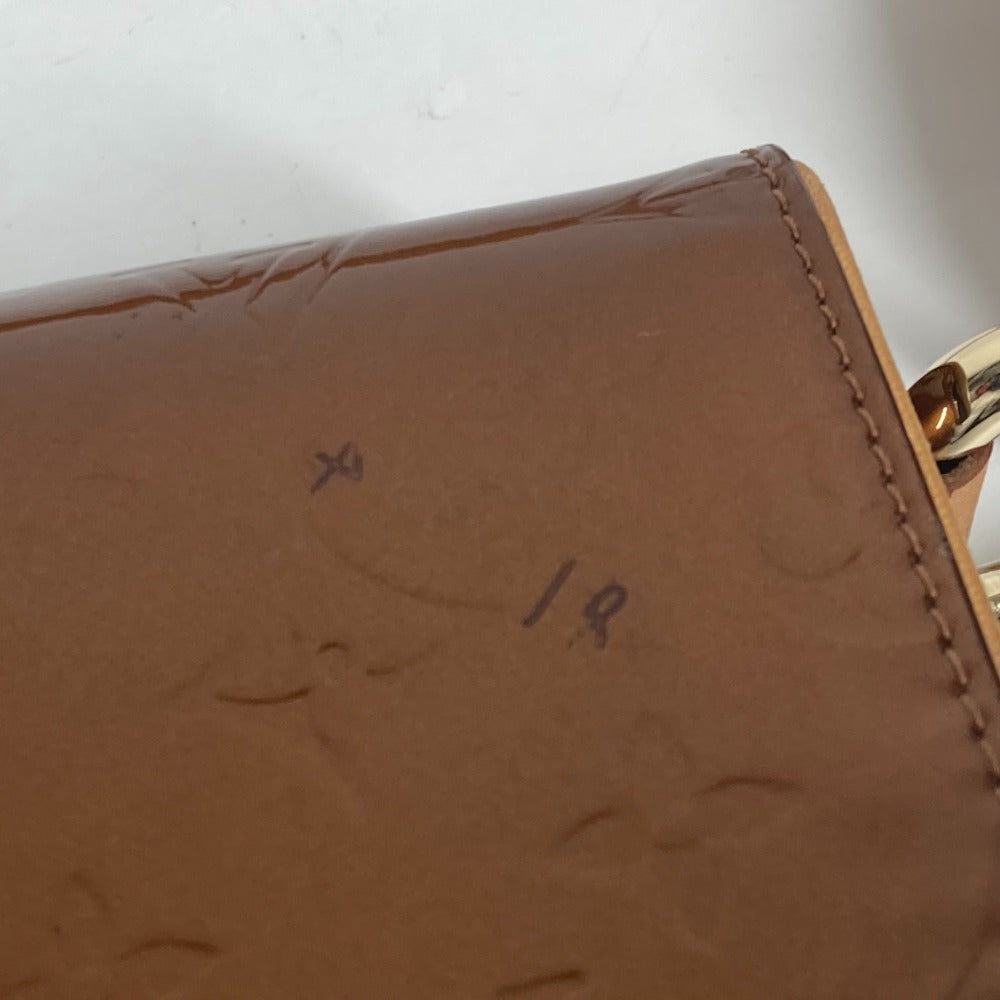 LOUIS VUITTON Shoulder Bag M91107 Monogram Vernis Canvas Brown Monogram Vernis Christie GM