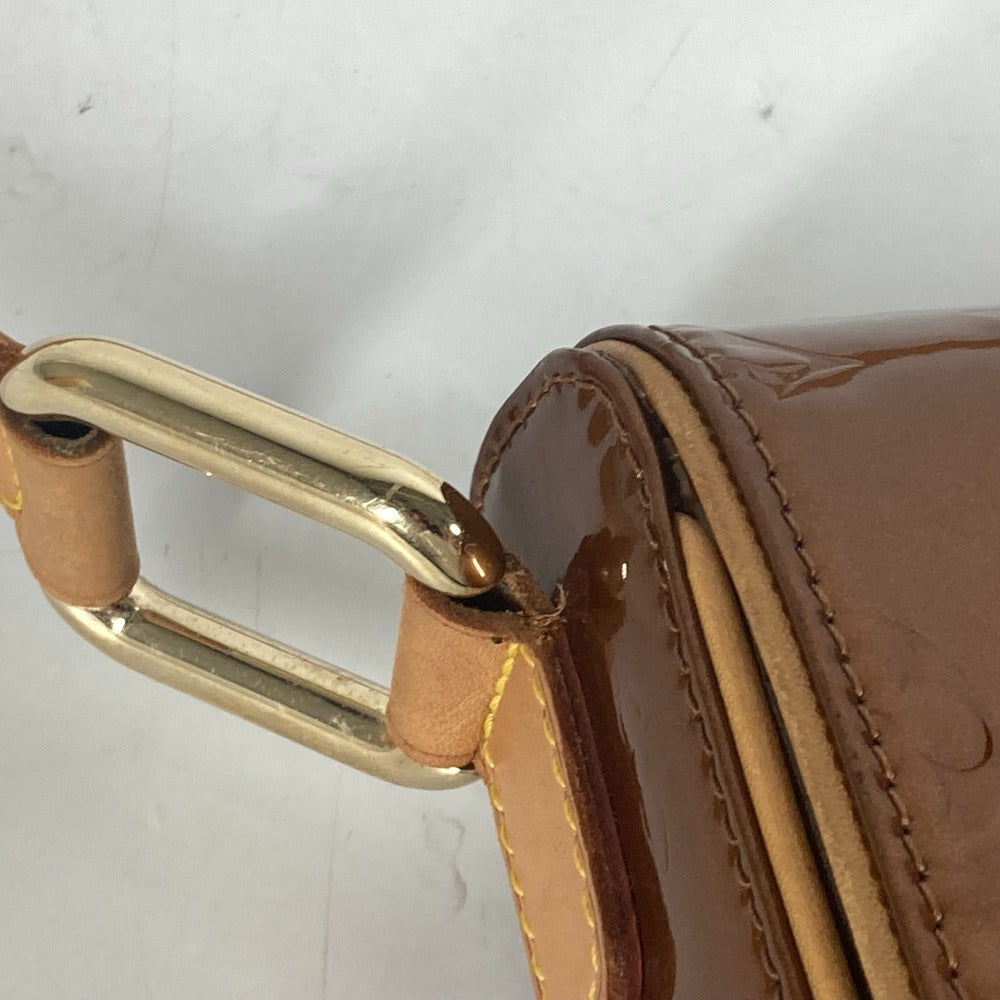 LOUIS VUITTON Shoulder Bag M91107 Monogram Vernis Canvas Brown Monogram Vernis Christie GM