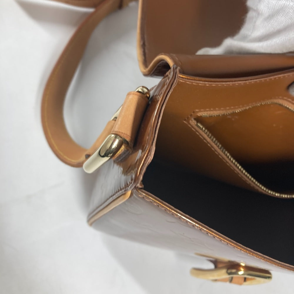 LOUIS VUITTON Shoulder Bag M91107 Monogram Vernis Canvas Brown Monogram Vernis Christie GM