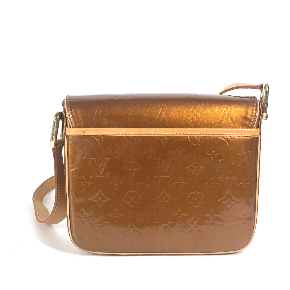 LOUIS VUITTON Shoulder Bag M91107 Monogram Vernis Canvas Brown Monogram Vernis Christie GM