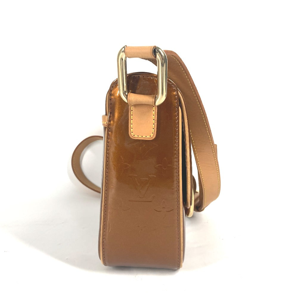 LOUIS VUITTON Shoulder Bag M91107 Monogram Vernis Canvas Brown Monogram Vernis Christie GM