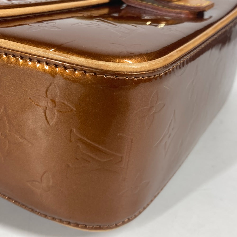 LOUIS VUITTON Shoulder Bag M91107 Monogram Vernis Canvas Brown Monogram Vernis Christie GM
