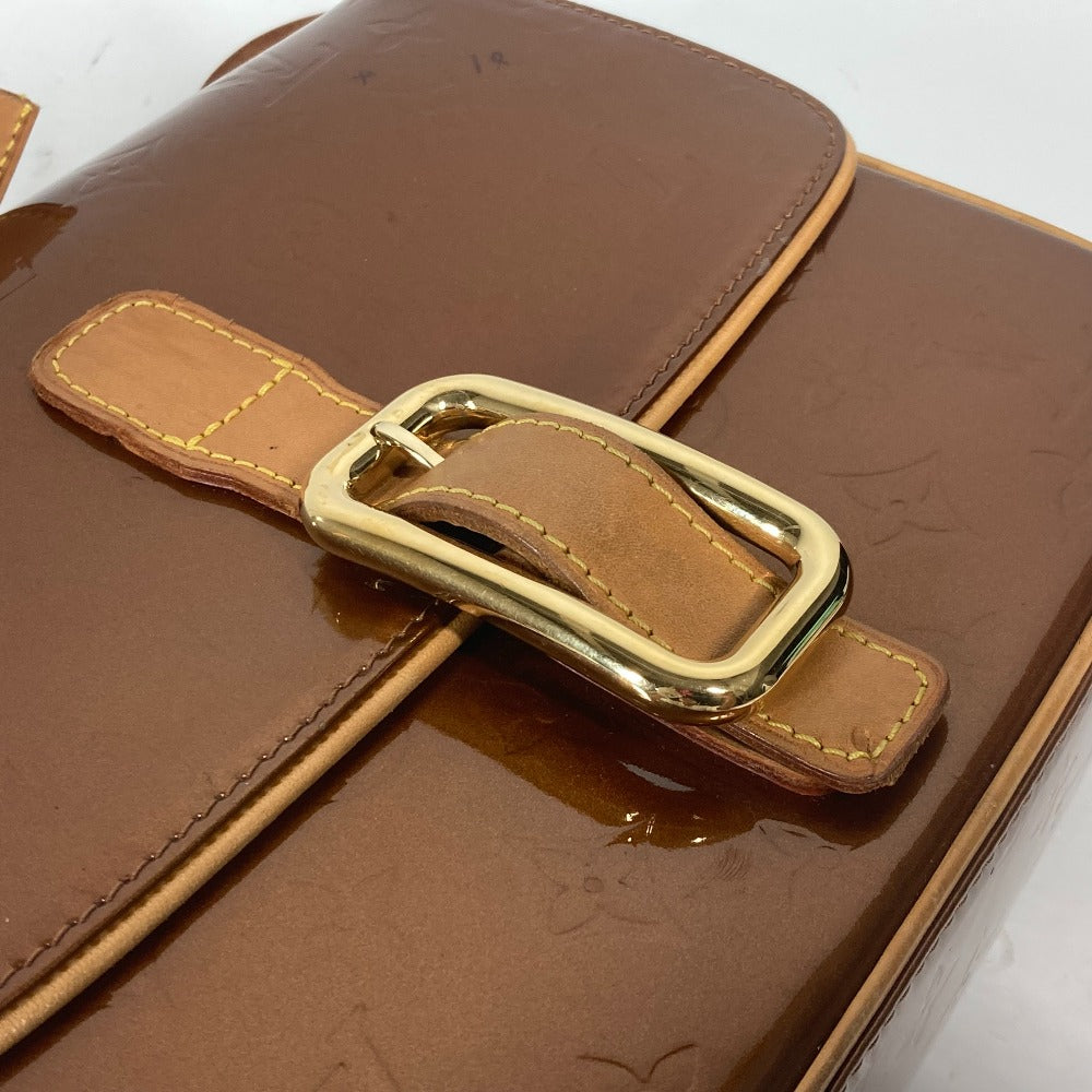 LOUIS VUITTON Shoulder Bag M91107 Monogram Vernis Canvas Brown Monogram Vernis Christie GM