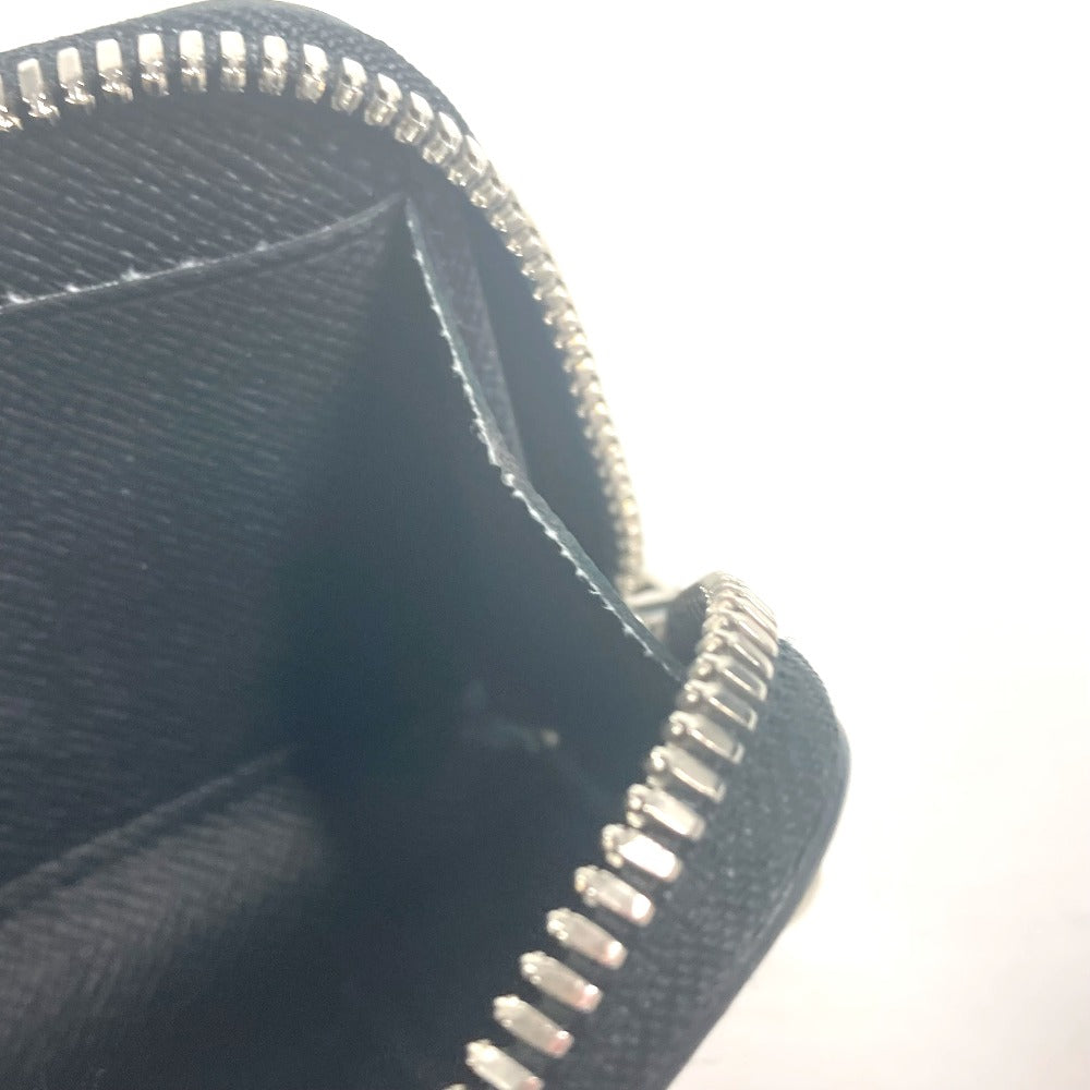 LOUIS VUITTON Coin case M63375 Taiga Leather black Taiga Portemonejour