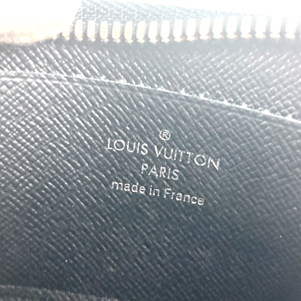 LOUIS VUITTON Coin case M63375 Taiga Leather black Taiga Portemonejour