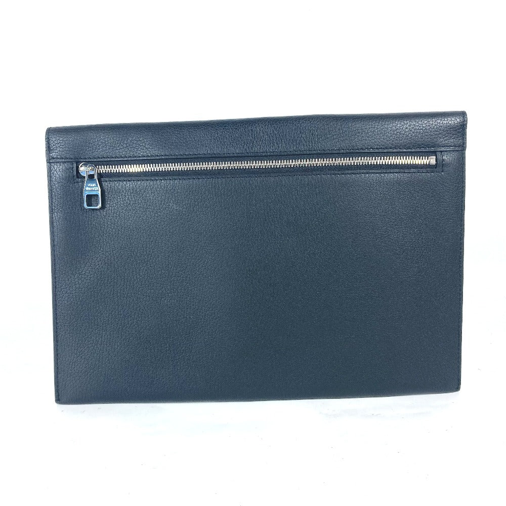 LOUIS VUITTON Clutch bag M62250 Taurillon Clemence Leather black LV logo pochette envelope