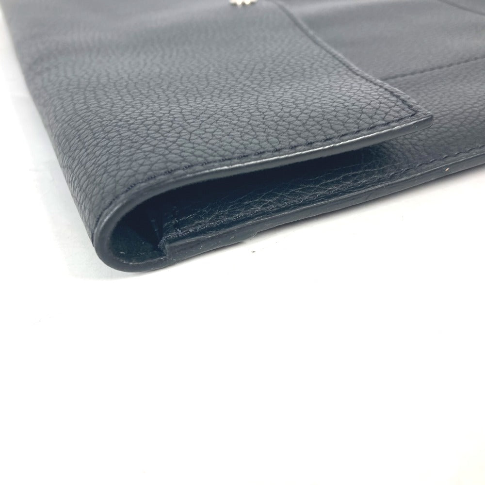LOUIS VUITTON Clutch bag M62250 Taurillon Clemence Leather black LV logo pochette envelope