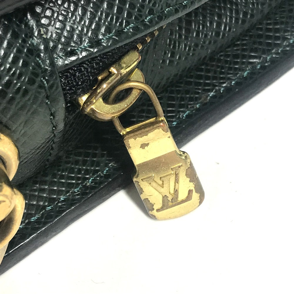 LOUIS VUITTON business bag M30184 Taiga Leather green Taiga Baikal
