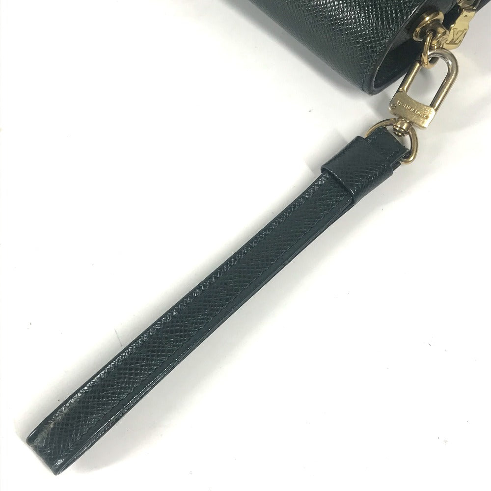 LOUIS VUITTON business bag M30184 Taiga Leather green Taiga Baikal