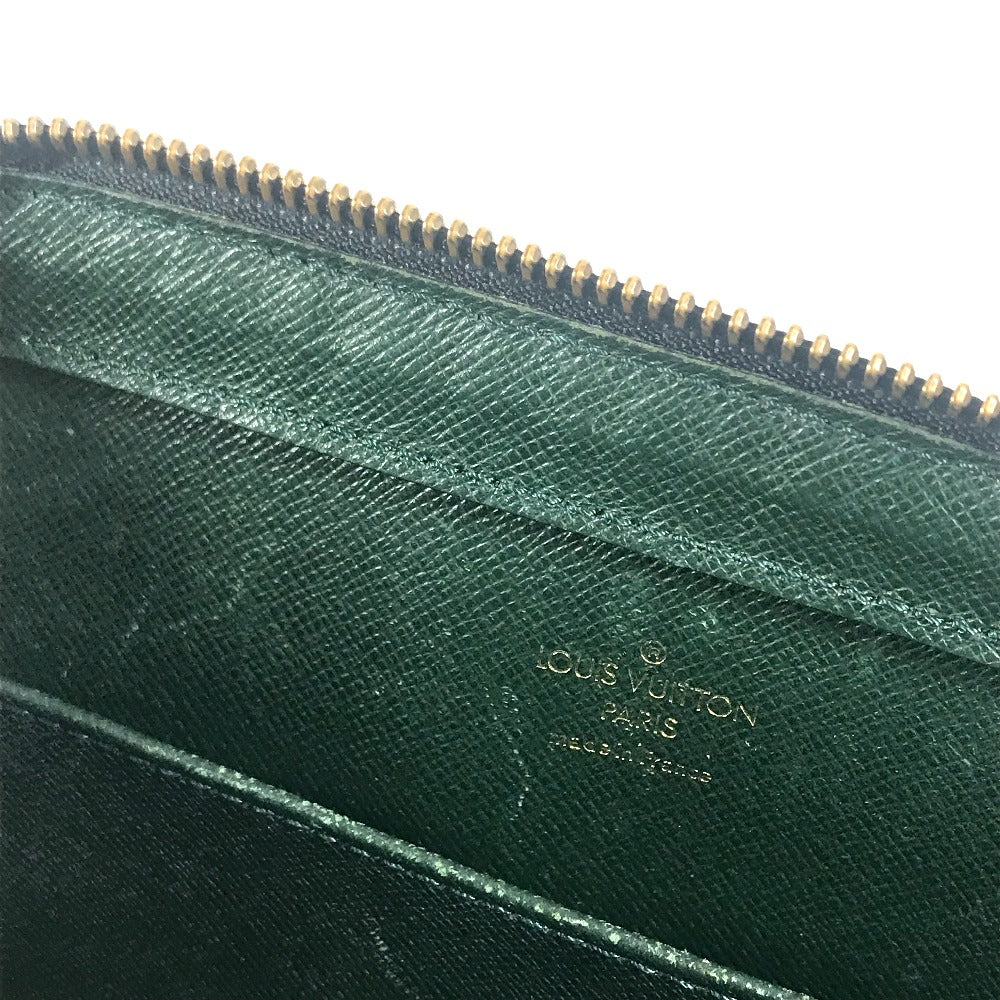 LOUIS VUITTON business bag M30184 Taiga Leather green Taiga Baikal