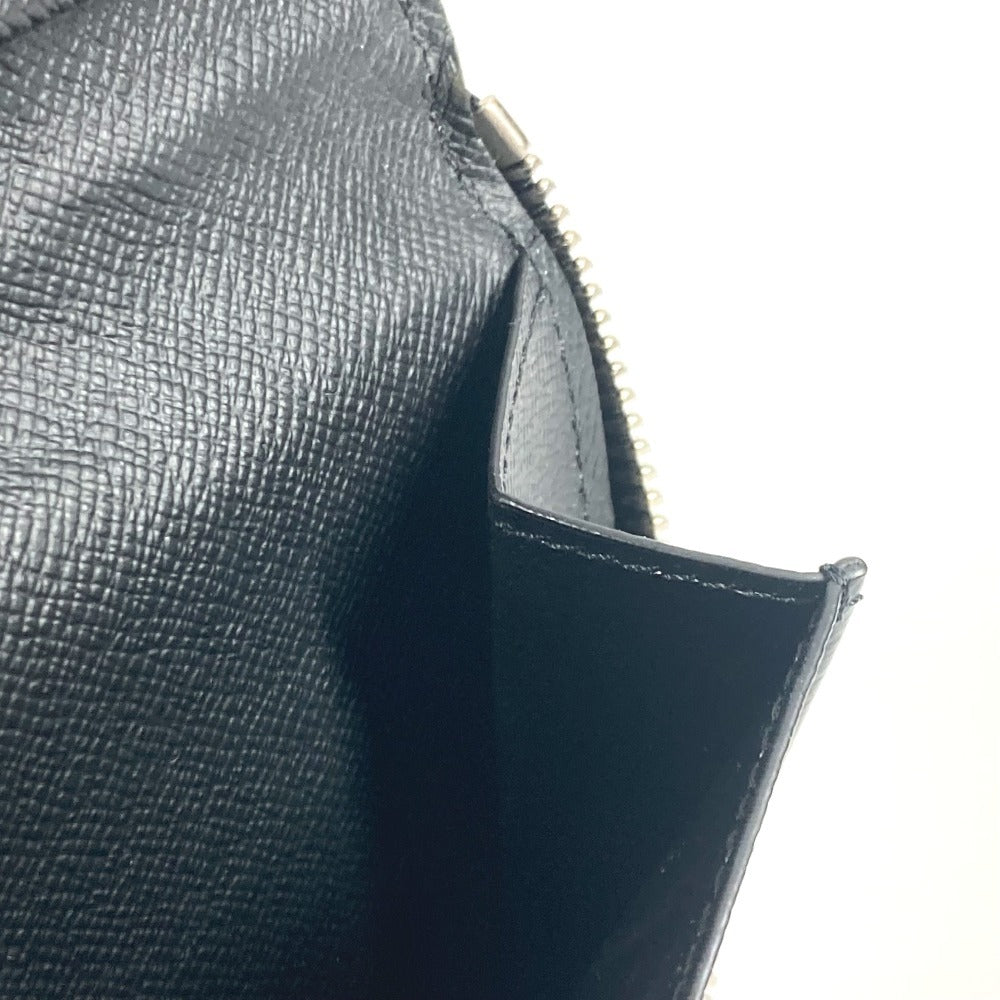 LOUIS VUITTON Long Wallet Purse M30731 Taiga Leather black Taiga Trio Color Zippy Wallet Vertical