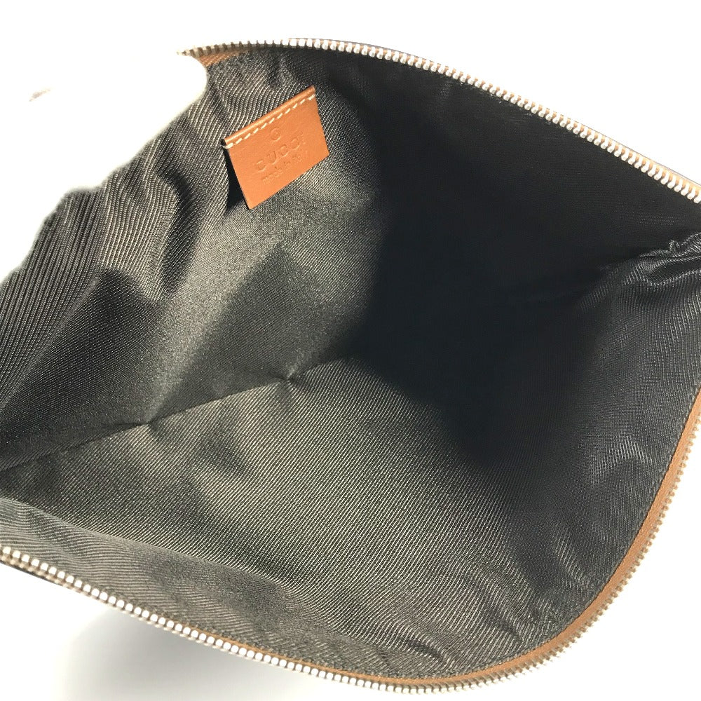 GUCCI Clutch bag 286209 Leather / nylon Navy GG logo