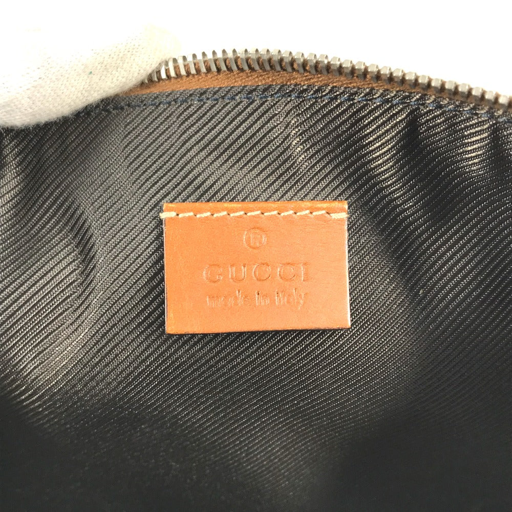 GUCCI Clutch bag 286209 Leather / nylon Navy GG logo
