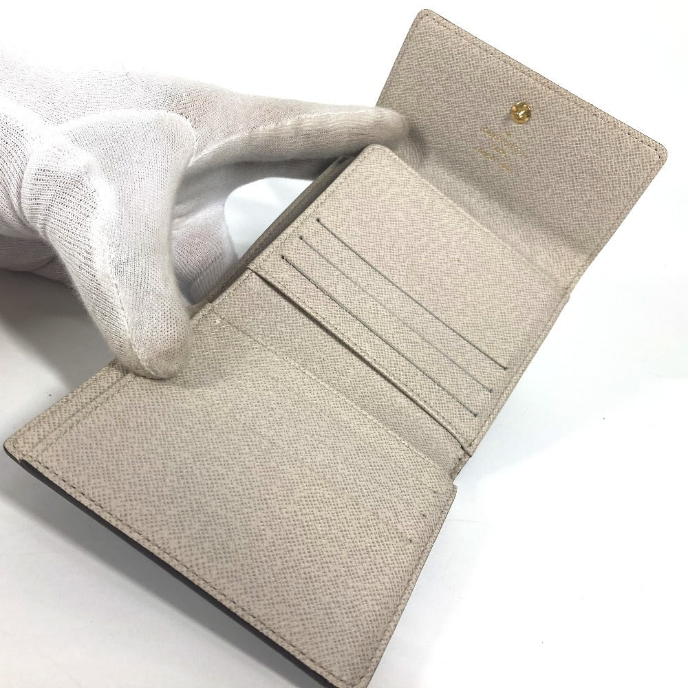 LOUIS VUITTON Trifold wallet M95396 Monogram canvas Brown モノグラムダンティエル Portefeuille Elise