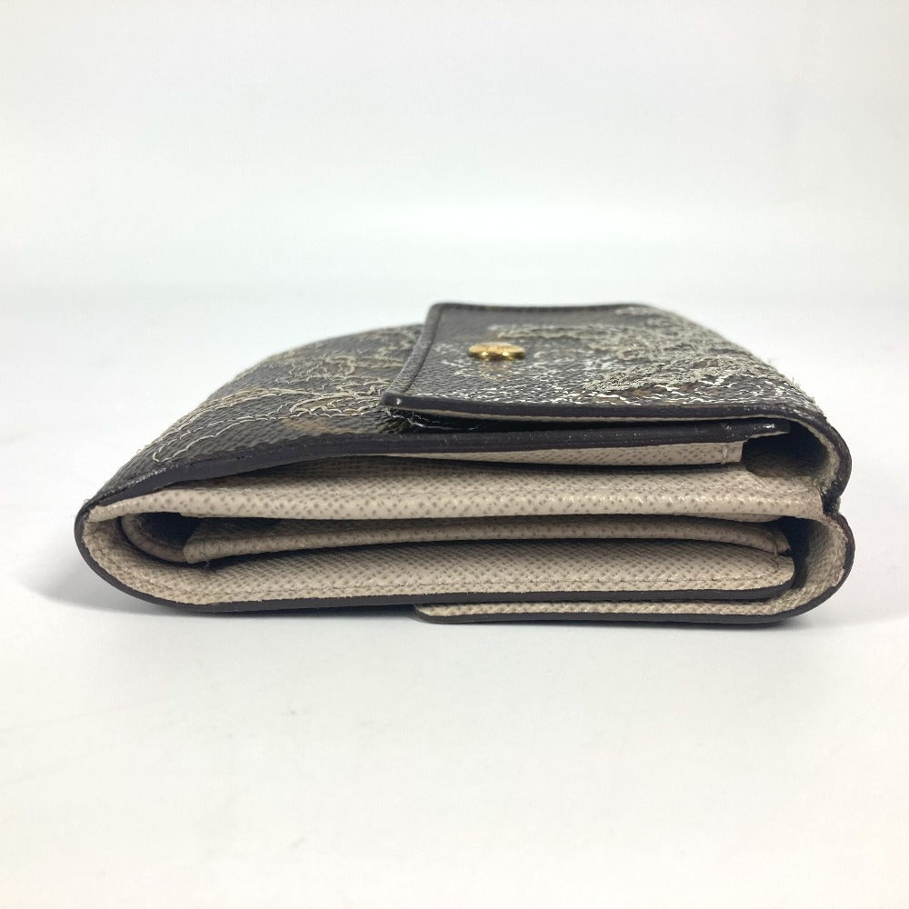 LOUIS VUITTON Trifold wallet M95396 Monogram canvas Brown モノグラムダンティエル Portefeuille Elise