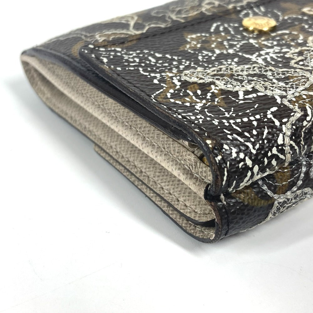 LOUIS VUITTON Trifold wallet M95396 Monogram canvas Brown モノグラムダンティエル Portefeuille Elise
