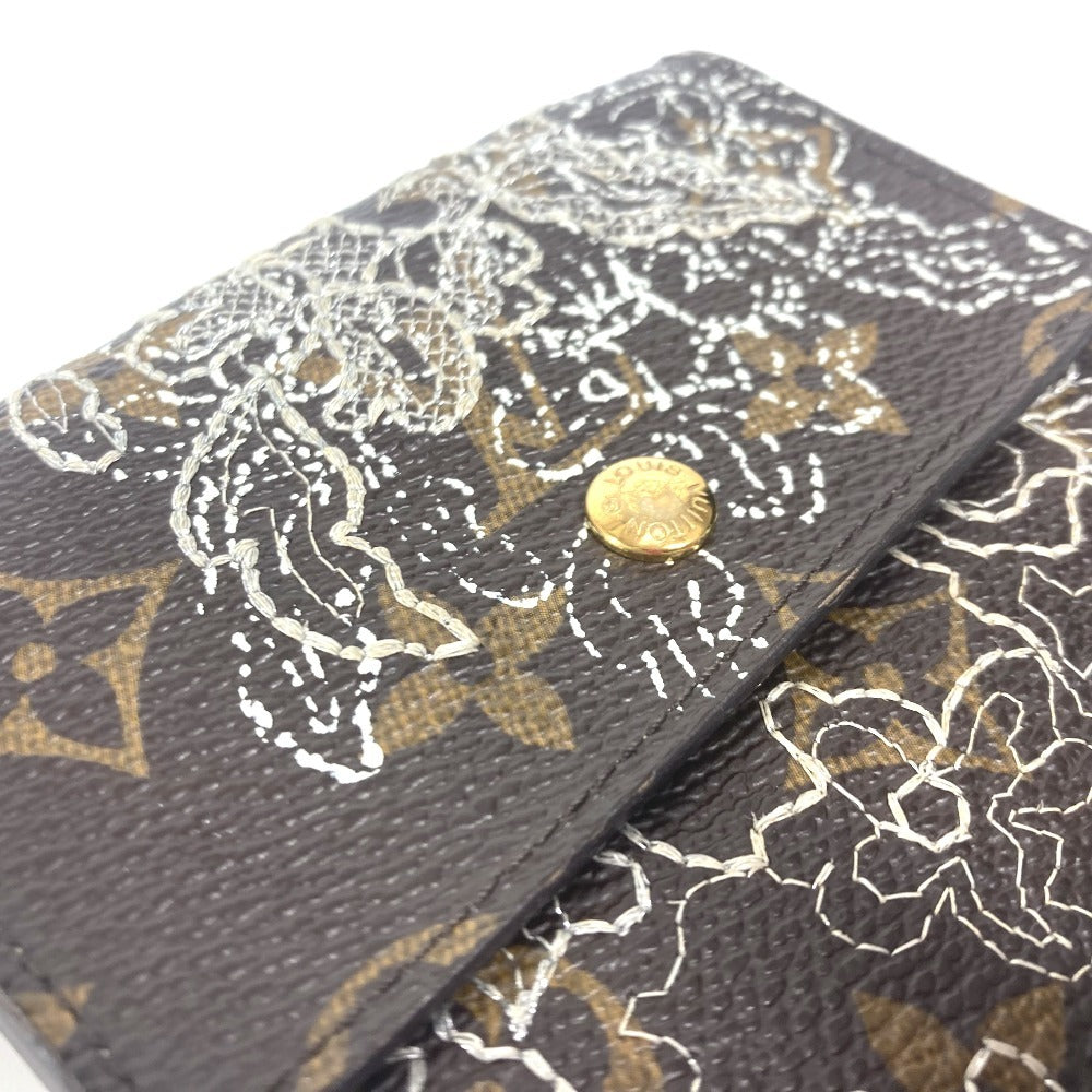 LOUIS VUITTON Trifold wallet M95396 Monogram canvas Brown モノグラムダンティエル Portefeuille Elise