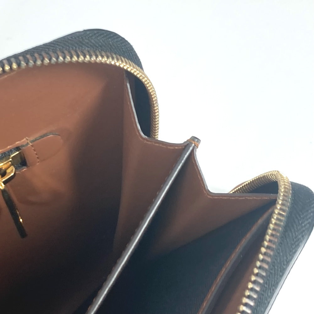 BURBERRY Clutch bag Leather / canvas Brown TB logo
