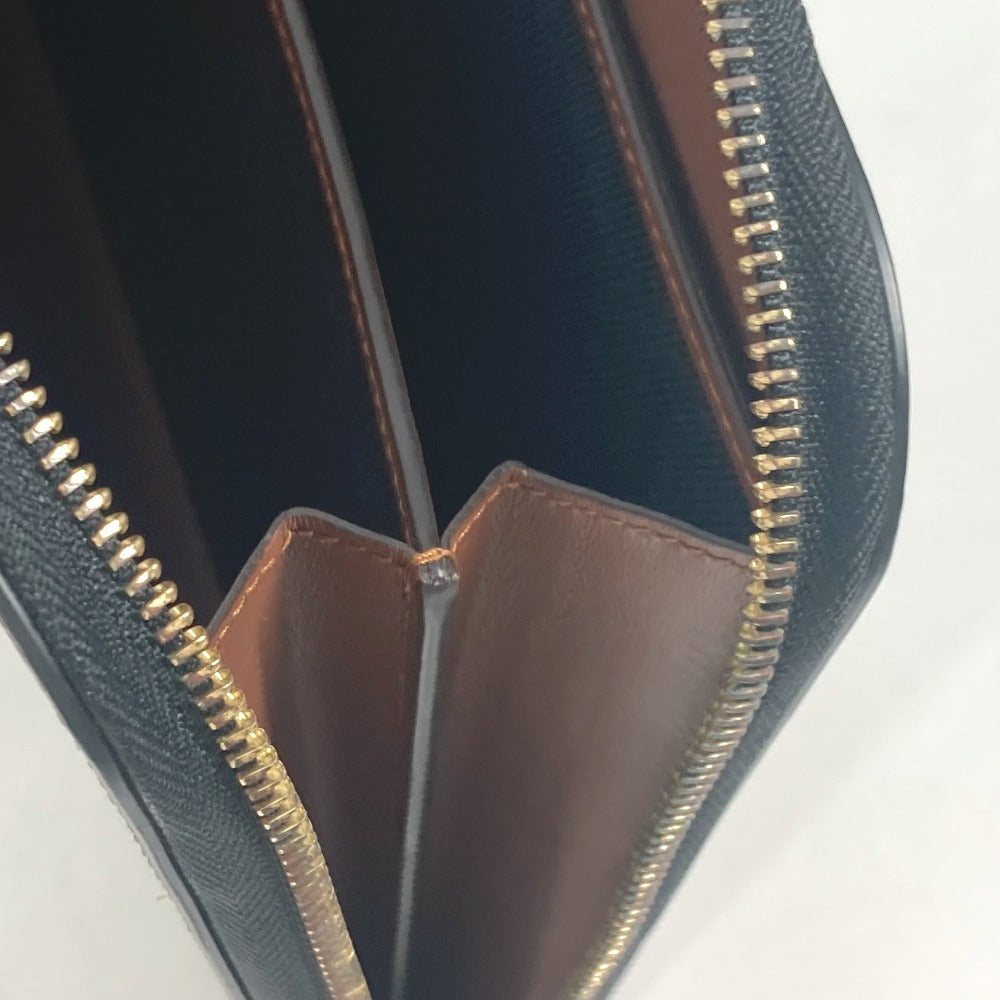 BURBERRY Clutch bag Leather / canvas Brown TB logo