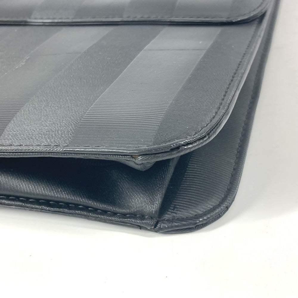 FENDI Business bag PVC / Leather black vintage Pecan logo
