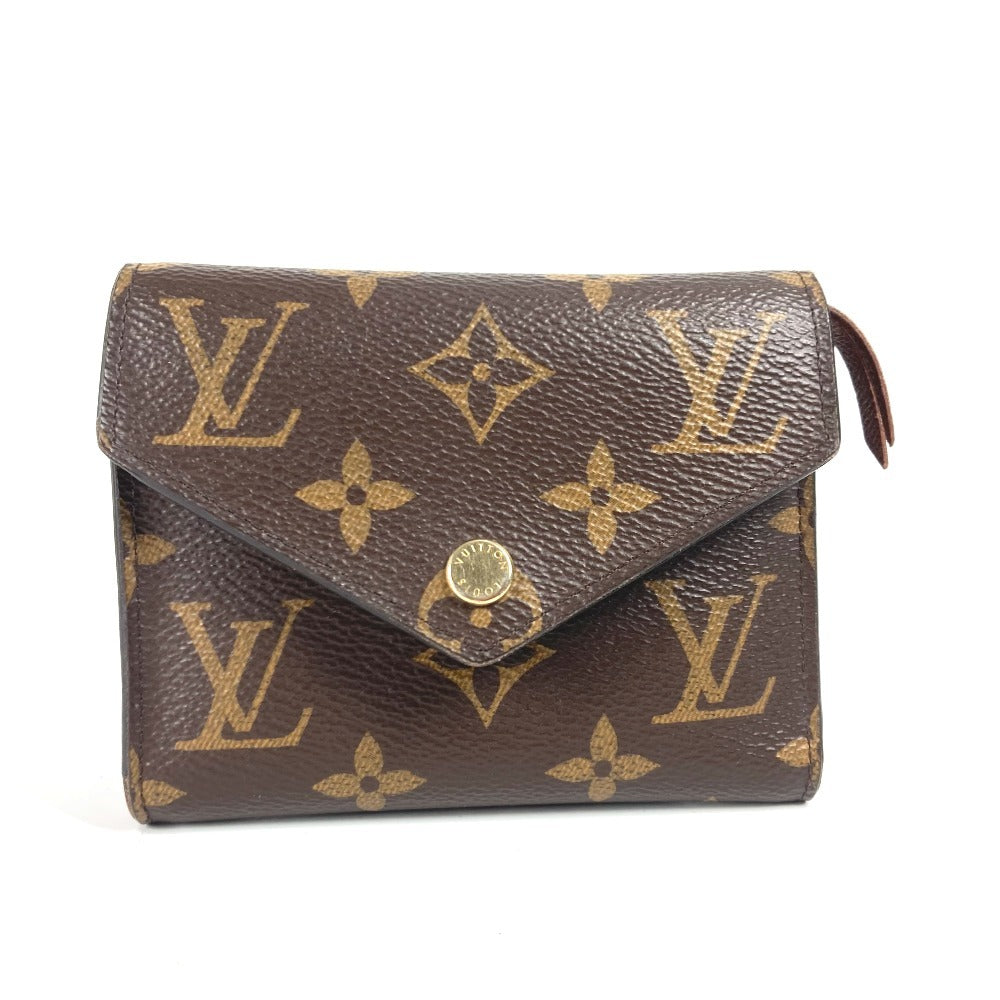 LOUIS VUITTON Trifold wallet M62472 Monogram canvas Brown Monogram Portefeuille Victorine