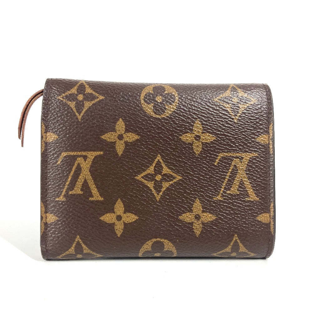 LOUIS VUITTON Trifold wallet M62472 Monogram canvas Brown Monogram Portefeuille Victorine