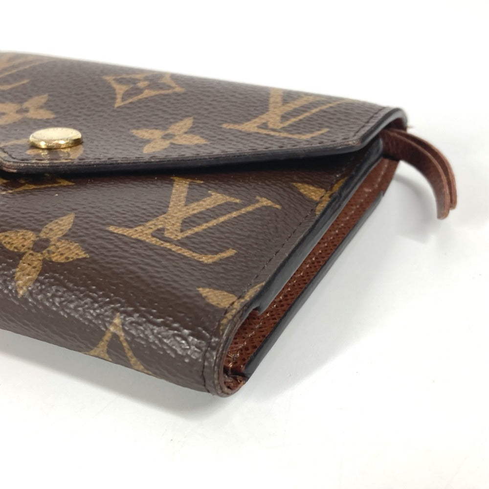 LOUIS VUITTON Trifold wallet M62472 Monogram canvas Brown Monogram Portefeuille Victorine