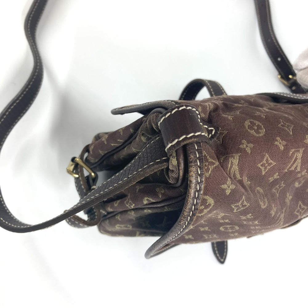 LOUIS VUITTON Shoulder Bag M95227 Monogram Mini-LinCanvas Brown Monogram mini run Saumur 30