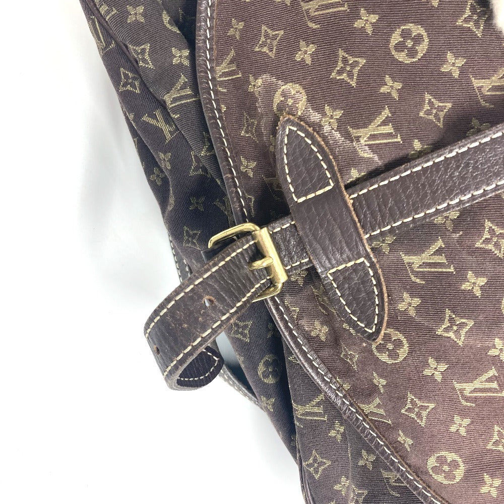 LOUIS VUITTON Shoulder Bag M95227 Monogram Mini-LinCanvas Brown Monogram mini run Saumur 30