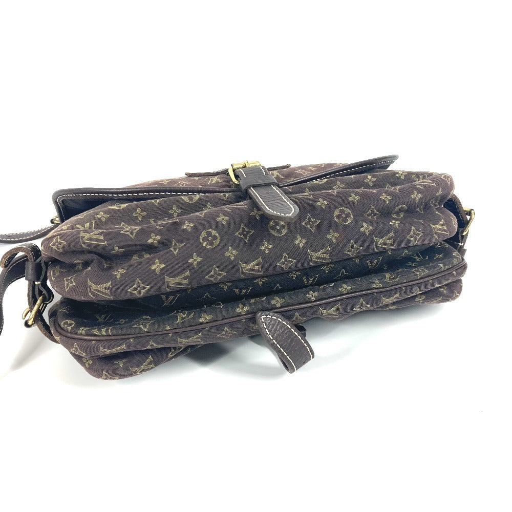 LOUIS VUITTON Shoulder Bag M95227 Monogram Mini-LinCanvas Brown Monogram mini run Saumur 30