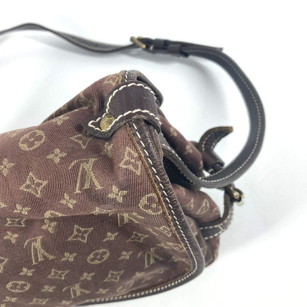 LOUIS VUITTON Shoulder Bag M95227 Monogram Mini-LinCanvas Brown Monogram mini run Saumur 30