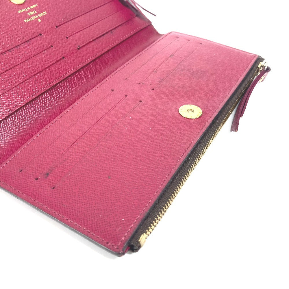 LOUIS VUITTON Long Wallet Purse M61269 Monogram canvas pink Monogram Portefeuille Adele