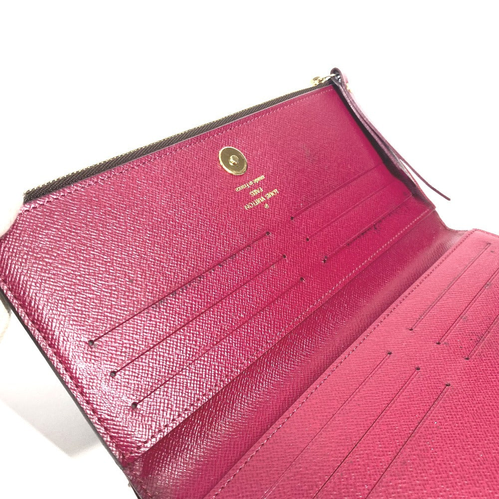 LOUIS VUITTON Long Wallet Purse M61269 Monogram canvas pink Monogram Portefeuille Adele