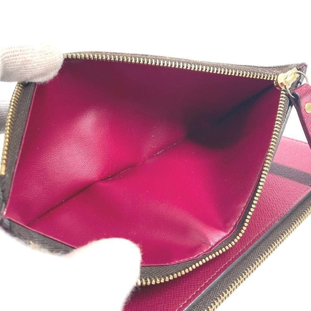 LOUIS VUITTON Long Wallet Purse M61269 Monogram canvas pink Monogram Portefeuille Adele