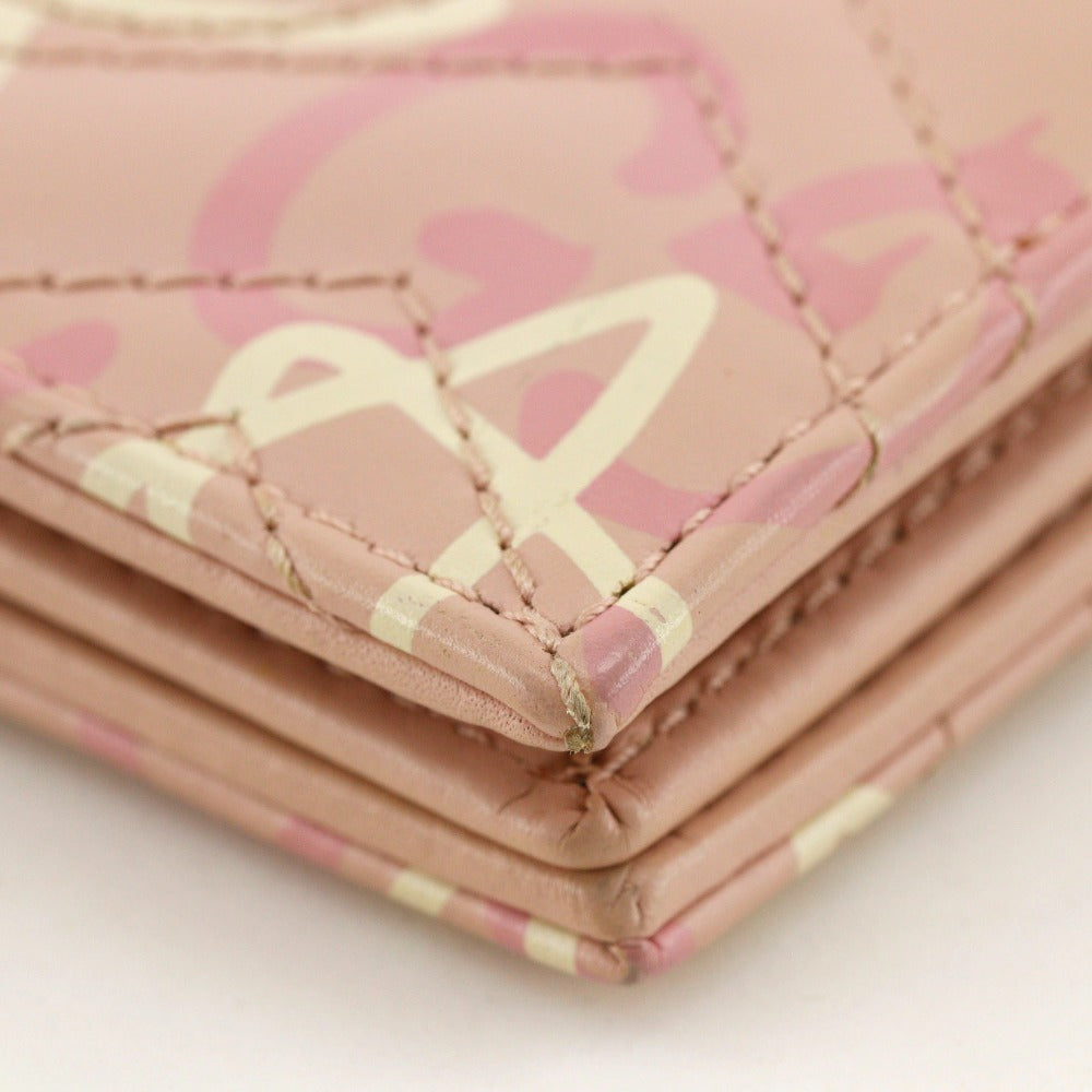 GUCCI Bifold Wallet 449421 leather pink GG ghost Compact wallet