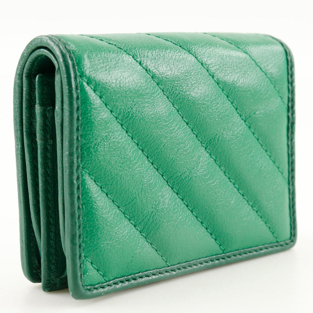 GUCCI Bifold Wallet 573811 leather green GG Marmont Compact wallet