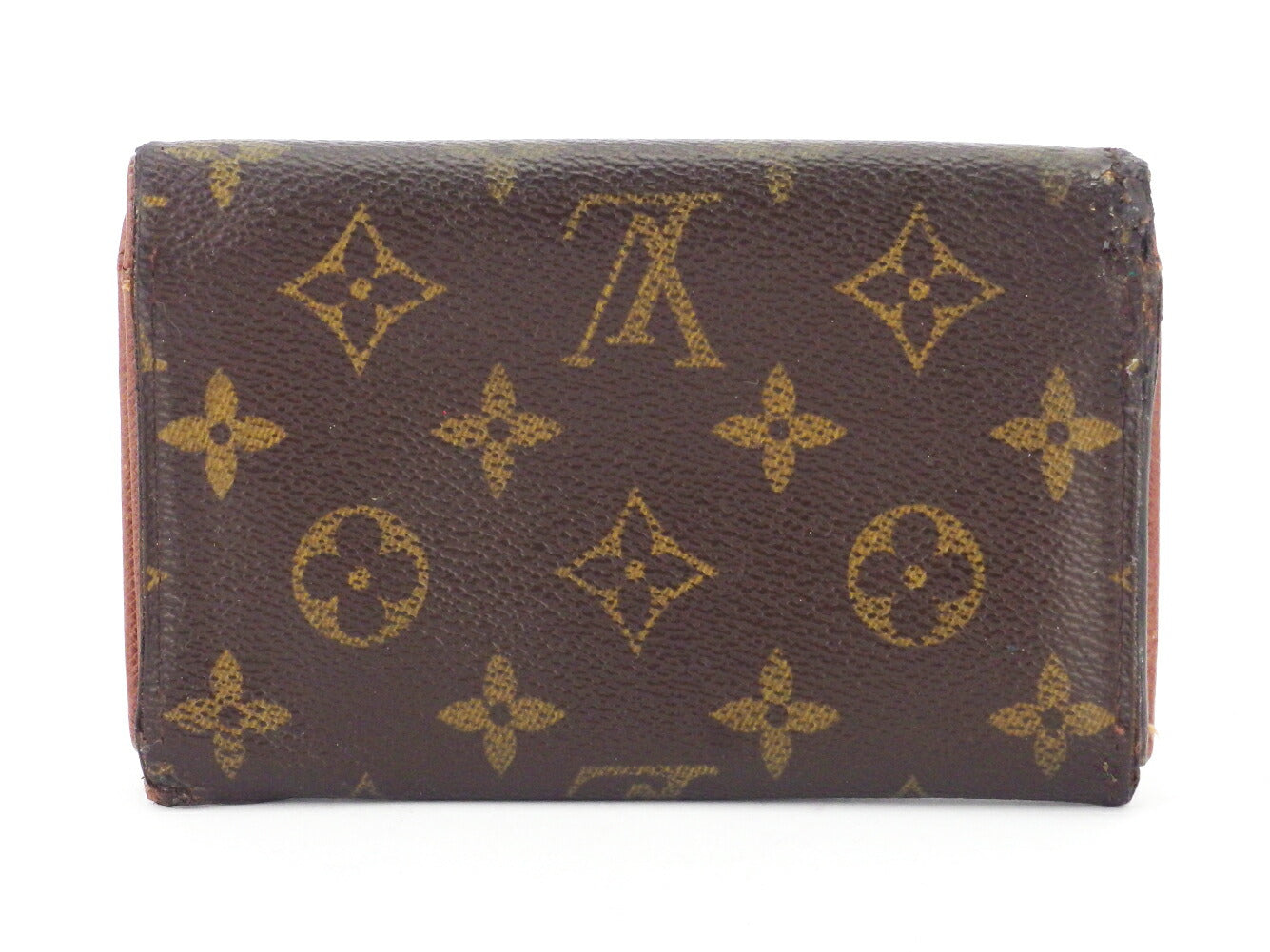 LOUIS VUITTON Long Wallet Purse M61730 Brown beige gold Portonebi Tresol