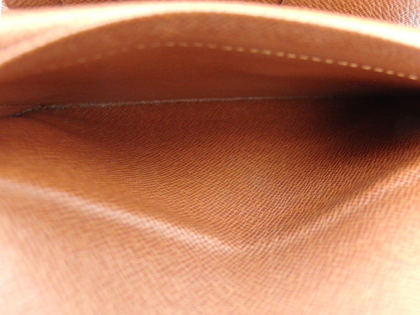 LOUIS VUITTON Tri-fold wallet M61202 Brown beige gold Porte TresorEtui Papie