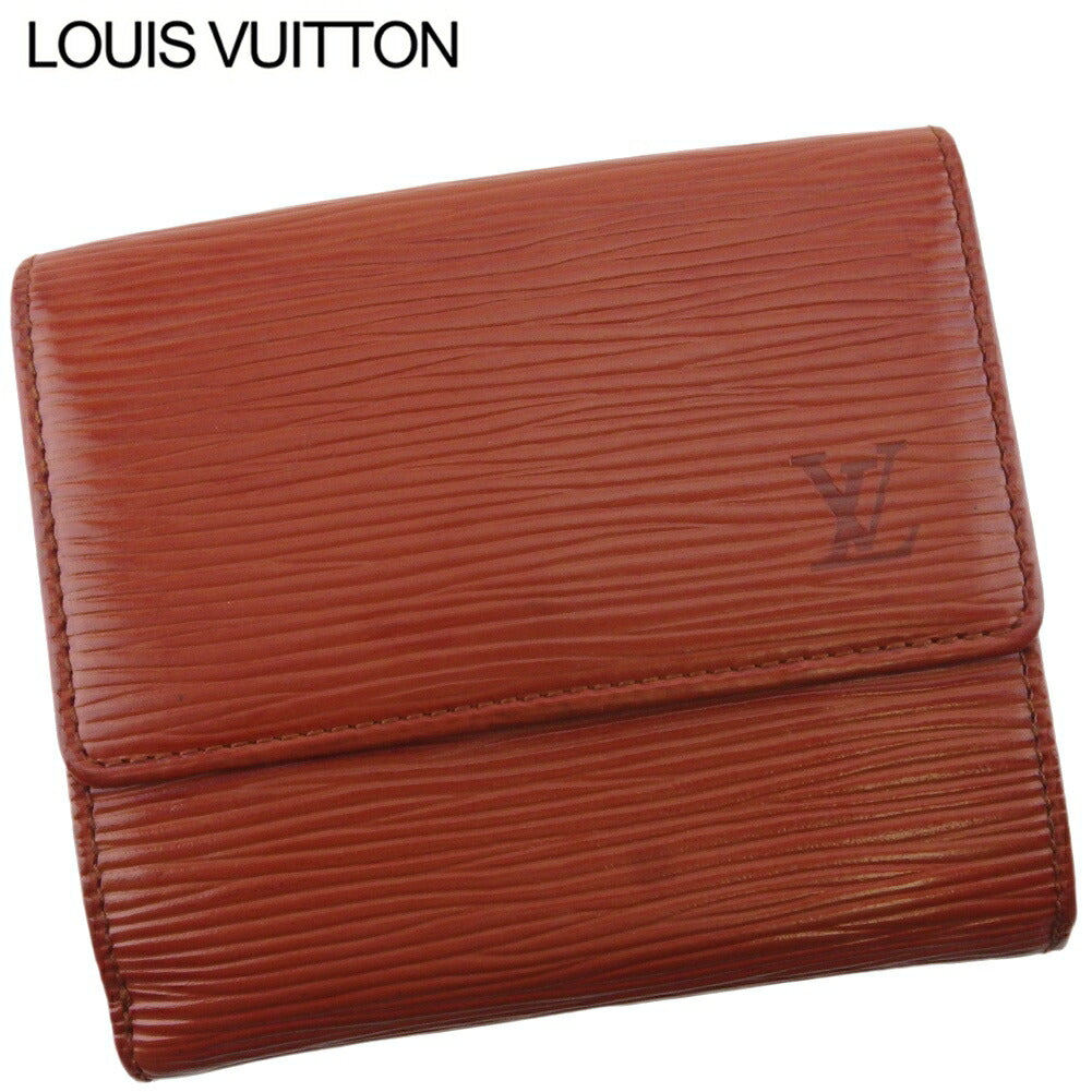 LOUIS VUITTON Bifold Wallet M63483 Brown Porte Monnaie Billets Cartes Credit