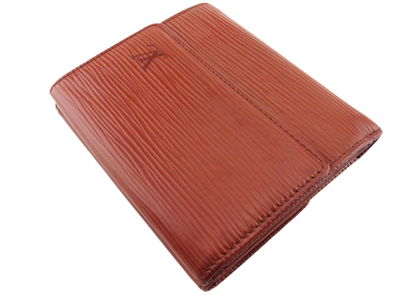 LOUIS VUITTON Bifold Wallet M63483 Brown Porte Monnaie Billets Cartes Credit