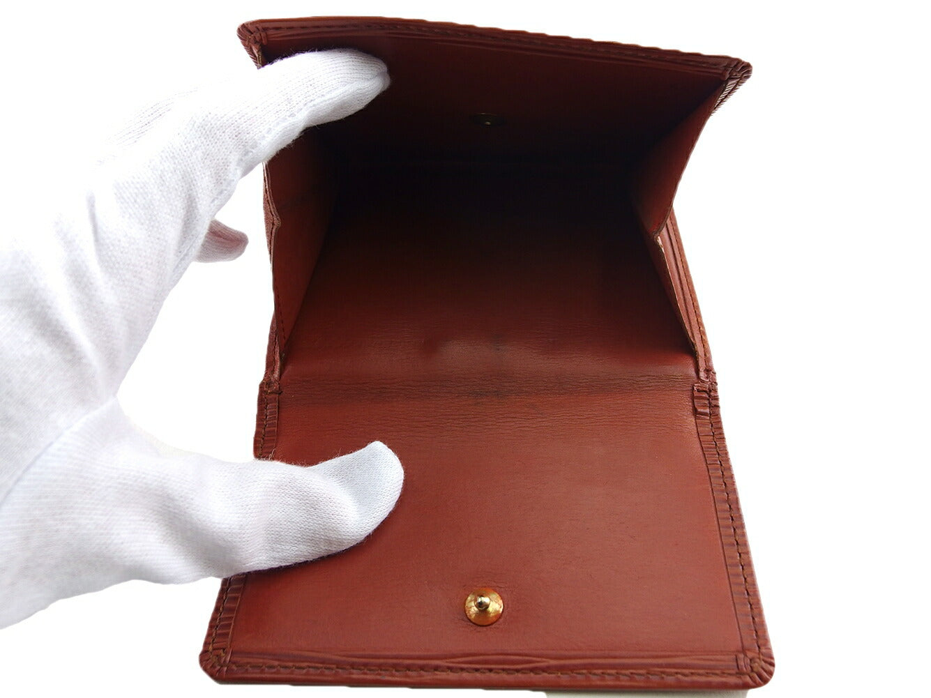 LOUIS VUITTON Bifold Wallet M63483 Brown Porte Monnaie Billets Cartes Credit