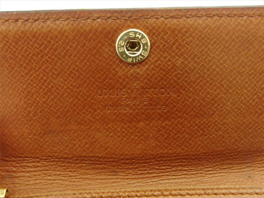 LOUIS VUITTON Key case Key holder M62630 Brown beige gold Multicles6