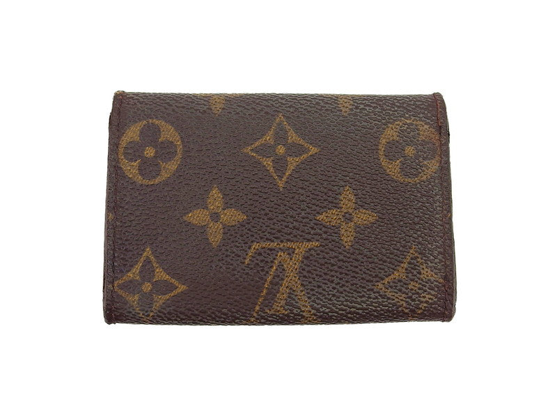 LOUIS VUITTON Key case Key holder M62630 Brown beige gold Multicles6