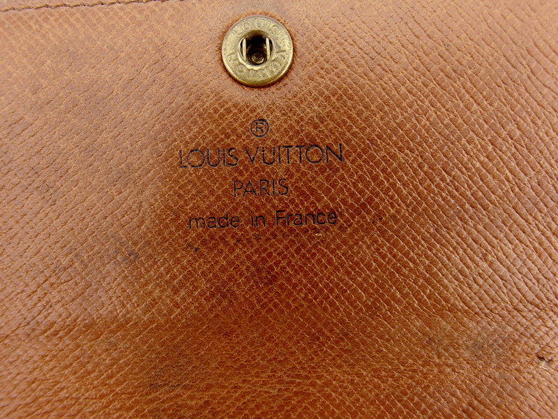 LOUIS VUITTON Key case Key holder M62630 Brown beige gold Multicles6
