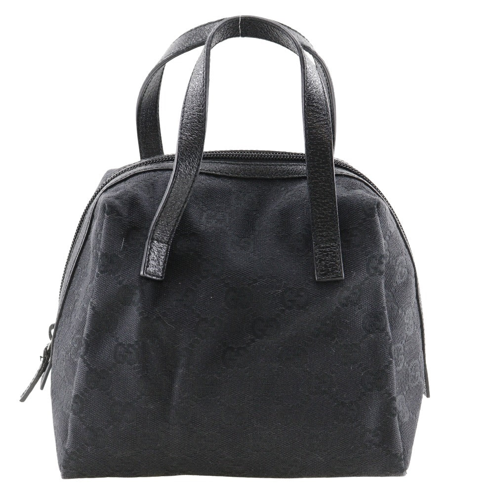 GUCCI Handbag 124542 GG canvas black Women Used Authentic