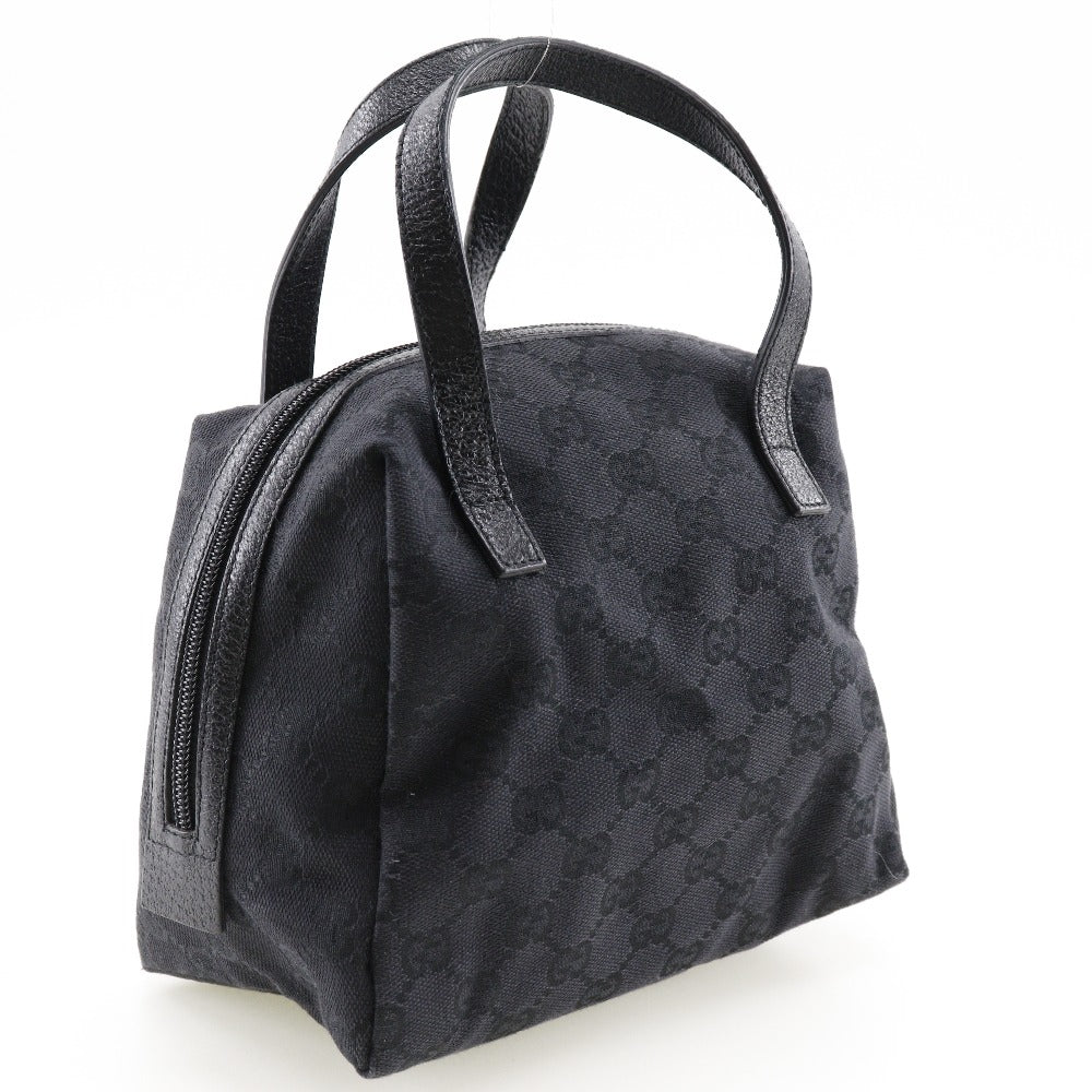 GUCCI Handbag 124542 GG canvas black Women Used Authentic