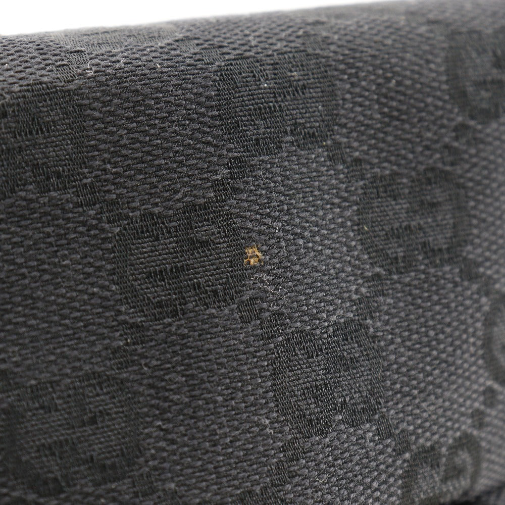GUCCI Handbag 124542 GG canvas black Women Used Authentic