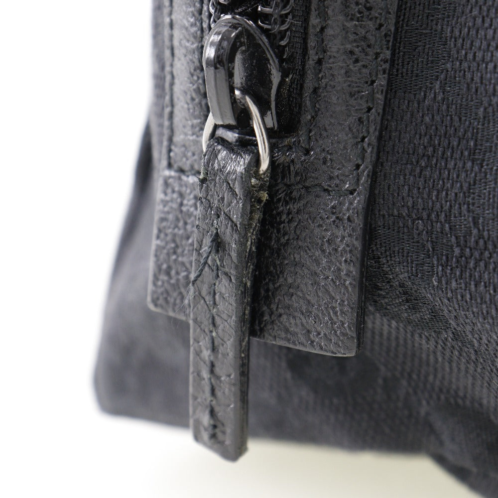 GUCCI Handbag 124542 GG canvas black